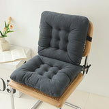Popxstar  Chenille one-piece chair cushion solid color simple sedentary bay window backrest cushion office chair cushion