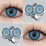 1 Pair Color Contact Lenses for Eyes Color Eye Lens Brown Eye Lenses  Gray Pupils Lens Yearly Black Contacts
