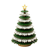 3D Design DIY Christmas Tree Ornament Hanging Ornament Wooden Craft Assemble Christmas Tree Detachable Assembly