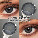 2pcs Natural Gray Contacts Colored Contact Lenses for Eyes Blue Eye Makeup Lens Brown Eyes Contact Yearly Green Lenses