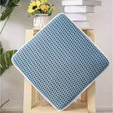 Popxstar  Breathable 4D air fiber seat cushion office sedentary driving washable