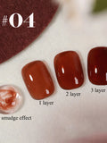 12ML Maillard Tortoise Shell Gelly Amber Gel Nail Polish Brown Nails Black Nails New Year Nails Nail Supplies