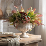 Retro Iron Art Dried Flower Vase Photography Studio Old Decoration Ornament European Romantic Trophy Shaped Crafts