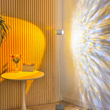 Popxstar Sunset Light Projection Light Double-Sided LED Floor Light DIY Halo Sunset Light Used in Bars Living Rooms bedrooms Restaurants