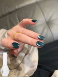 Autumn Winter Blue Black Red Glass Bead Crystal Cat Eye Gel Nail Polish New Whitening High Density Sparkling Nail