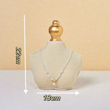 Popxstar Necklace Display Stand Jewelry Earing Ring Display Chain Bust Stand Scarf Holder Mannequin Model Ornament Bedroom Decoration
