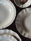 Popxstar  Camus Say Classic Medieval Sle Dert And Main Course Plate Sal Plate Cerc Pure Color French Sle Dining Utensils
