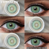 1 Pair Natural Eyes Color Contact Lenses for Eyes Brown Gray Beauty Pupils Blue Contacts Lens Yearly Cosmetic Lens