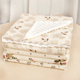 Popxstar 100*100cm Newborn Blanket Warm And Comfortable Pure Cotton Blanket Provides Soft Comfort For Newborn Babies