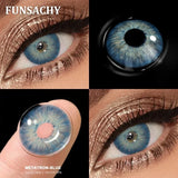 Popxstar   2pcs Hot Selling Colored Contact Lenses for Eyes Beauty Pupils Natural Brown Gray Lens Women Men Cosmetics  Yearly Use