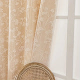 Popxstar  1pc Elegant Blackout Curtain, Polyester Material, Top Ring Hanging Design, Suitable for Bedroom & Living Room, All Seasons Use