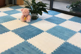 Popxstar Soft Plush Children's Mat Baby Play Mat Baby Toys Eva Foam Puzzle Carpet In Children's Room Keep Warm Playmat 30*30*1CM