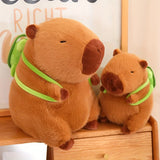Popxstar 23cm/9.05in Cute Capybara Plush Toys Capibara Anime Fluffty Toy Doll Stuffed Animals Perfect Gift For Kids Birthday Party Supply