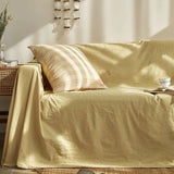 Popxstar 100% Cotton Sofa Cover, Sofa Slipcover Furniture Protector Non Slip Couch Covers for Kids Couch Living Room Home Decoration