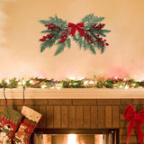 Popxstar 1 piece artificial flower berry Christmas wedding party hanging wall hanging indoor outdoor courtyard holiday decoration