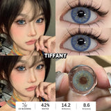 Popxstar NEW Color Contact Lenses for Eyes Cosmetics Blue Contact Lenses Brown High Quality Natural Contact Lenses Gray  Lenses