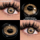 Popxstar  1pair IKEREL Color Contact Lenses for Eyes Blue/Brown/Gray/Green Softlens Natural Eye Contacts Yearly Cosmetics Pupils