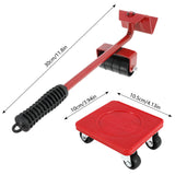 Popxstar Easy Heavy Furniture Lifter Movers Tool Washing Machine Refrigerator Transport Tool Labor-Saving Furniture Mover Hand Tools