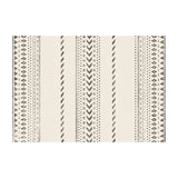 Popxstar Simple Black Stripe Living Room Decoration Carpet Ins Nordic Bedroom Bedside Plush Non-slip Mat Luxury Study Cloakroom Soft Rug