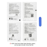 Popxstar  Gradient Red/Black Fake Nails for Halloween Party 24Pcs Wine Red Press On Nails Short/Medium Length False Nails Charm Manicure