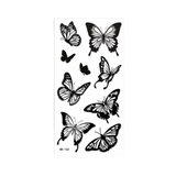 Transfer Tattoos Butterfly Tattoos Long Lasting Sweat Proof Sketch Tattoo Stickers Waterproof Temporary Tattoo Stickers