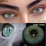 Popxstar 2025 New Fashion Color Contact Lenses for Eyes Green Colorful Makeup High level of comfort Yearly 2pcs/pair