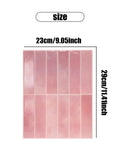 Popxstar  Self-Adhesive Wall Tiles Sticker Heat Resistant Peel AndStick Kitchen Bathroom Waterproof 3D Three-dimensional Wall Tile Sticker