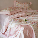 Luxury 100% Lyocell Floral Pattern Summer Blanket Set or 1Pcs Natural Eucalypthus Fabric Cooling Quilt Silk Filling Comforter