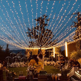 Popxstar 2M-100M Fairy Lights Led String Garland Christmas Light Waterproof Outdoor For Tree Street Wedding Party Ramadan 2025 Decoration
