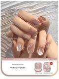 Autumn Winter Blue Black Red Glass Bead Crystal Cat Eye Gel Nail Polish New Whitening High Density Sparkling Nail
