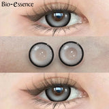 Popxstar  0~-6.00 Myopia Lenses Colored Contact Lenses with Degree Bubble Series Natural Eye Contact Prescription Lenses