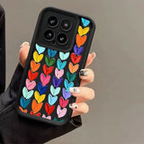 Oil Painting Love Heart Phone Case for Xiaomi Poco M6 X6 X5 X3 F5 F6 Pro Mi 14T 14 13T 12T 13 12 11 Lite5G Shockproof Back Cover