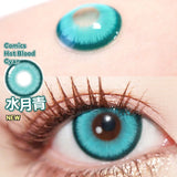 Popxstar Anime Color Contact Lenses Cosplay Miku Pink Eye Lenses Cyan Eye Cosmetics Colored Lenses