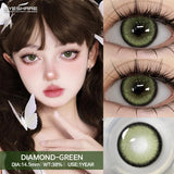 1Pair New Color Contacts Lenses Fashion Soft Blue Green Eyes Contacts Gray Beauty Pupils Brown Eyes Lenses Fast Shiping