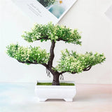 Popxstar Artificial Plants Bonsai Small Tree Pot Fake Plant Flowers Potted Ornaments For Home Room Table Decoration Hotel Garden Decor