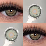 1Pair Cleopatra 2.0 Series Natural Color Contact Lenses for Eyes Brown Lenses Colorcon Lenses Yearly Beautiful Grey Eyes