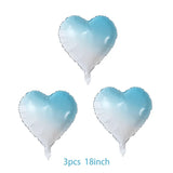 Popxstar  40Inch Colorful Gradient Number Balloon 0-9 Digit Foil Helium Balloon Butterfly Girl Birthday Party Decor Baby Shower Kids Gifts