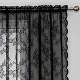 Popxstar room inspo ideas Pastoral White Tulle Sheer Window Curtains French Lace Curtain Voile Fabric Drapes Door Curtain Breathable Bedroom Home Decor