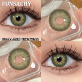 1 Pair contact lenses for eyes color eye contacts brown gray lens beautiful pupils for makeup yearly use