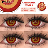 Popxstar Halloween Cosplay Cosmetics Color Contact Lenses Red Color Lens Anime White Lenses Big Eye Lenses
