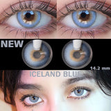 Popxstar  1 Pair Colored Contact Lenses Natural Look Fast Delivery Brown Eye Lenses Gray Contact Green Eye Lenses Blue Lenses