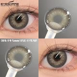 1pair Colored Contact Lenses Blue Eyes Lenses Gray Beautiful Pupils Natural Brown Eye Contact Green Makeup Lens Yearly