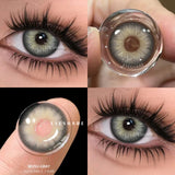 1 Pair Color Contact Lenses for Eyes Color Eye Lens Brown Eye Lenses  Gray Pupils Lens Yearly Black Contacts