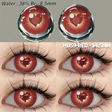 Popxstar 1 Pair Colored Contact Lenses Cosplay Colorful Contact Blue Eyes Contact Anime Red Lenses Halloween white Lenses