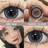 1 Pair Hot Selling Colored Contact Lense with Prescription Natural Pink Eye Lenses Yearly Use Pupils Free Shipping