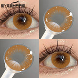Fashion Color Contact Lenses 1 Pair Black Big Eyes Softlenses Colored Contact Lens Eye Makeup Beautiful Pupils