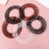 Popxstar Fashion Stretch Rhinestone Hairband For Women Plastic Flexible Circle Headband Wavy Hair Hoop Face Wash Fixed Hair Accessories