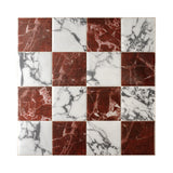 Peel And Stick Backsplash - 10 Sheets 3D Adhesive Peel And Stick Tile Backsplash for Kitchen, Bathroom, Wall Tile, Checkered