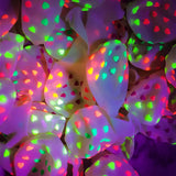 Popxstar 10Pcs 12Inch Fluorescent Balloons Neon Glow Balloons Glow In Blacklight Wedding Birthday Party Decor Glow Baloon Children Gifts