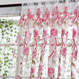 Popxstar 1PC Tulle Curtain For Bedroom Kitchen Kids Room Decoration Louver Window Treatments Romantic Butterfly Pattern Sheer Drape